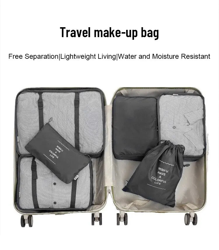 8 Set Packing Cubes Luggage Organizers for Travel