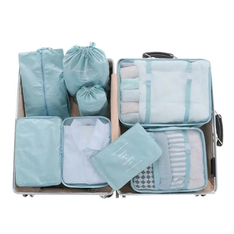 8 Set Packing Cubes Luggage Organizers for Travel