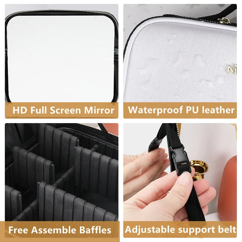 Smart LED Travel Cosmetic Case