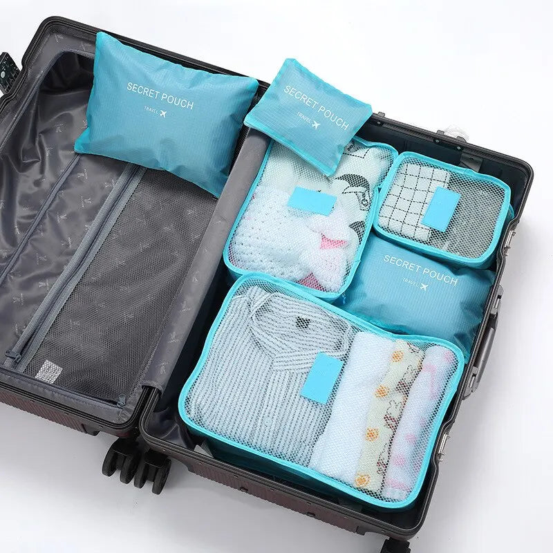 6 Pcs Travel Luggage Organizer