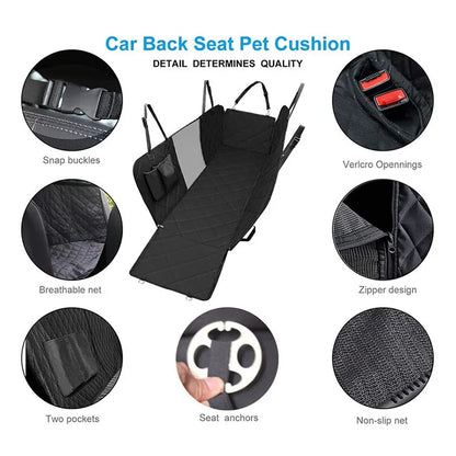 Dog Seat Cover for Back Seat, 100% Waterproof.