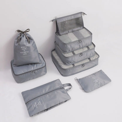 8 Set Packing Cubes Luggage Organizers for Travel